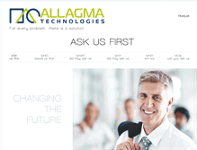 Tablet Screenshot of allagma.com